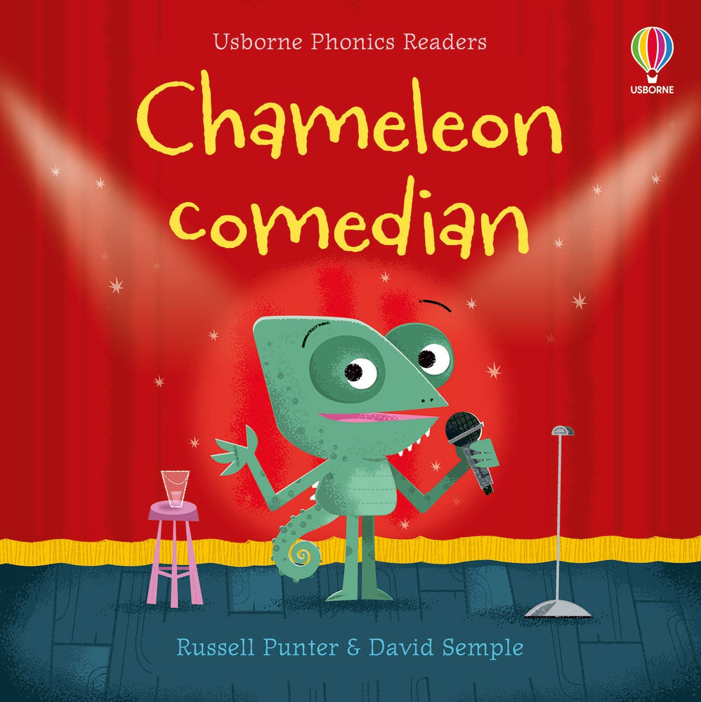 Phonics [ Phonics Stories ] Chameleon comedian - Wee Little Books