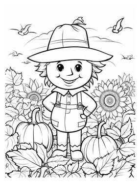PRINTABLE - 30 Page Colouring Book [ Activity and colouring ] Autumn Friends - Wee Little Books