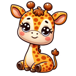 Single Stickers [ High quality 2.5 inches ] Cute Animals - Wee Little Books