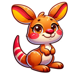 Single Stickers [ High quality 2.5 inches ] Cute Animals - Wee Little Books