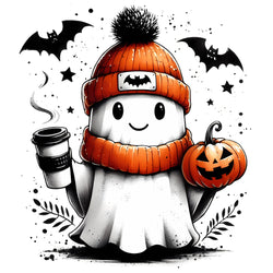 Sticker A5 Sheet [ High quality 6 or 9pcs ] Boo - tifully Cute Ghost Stickers - Wee Little Books
