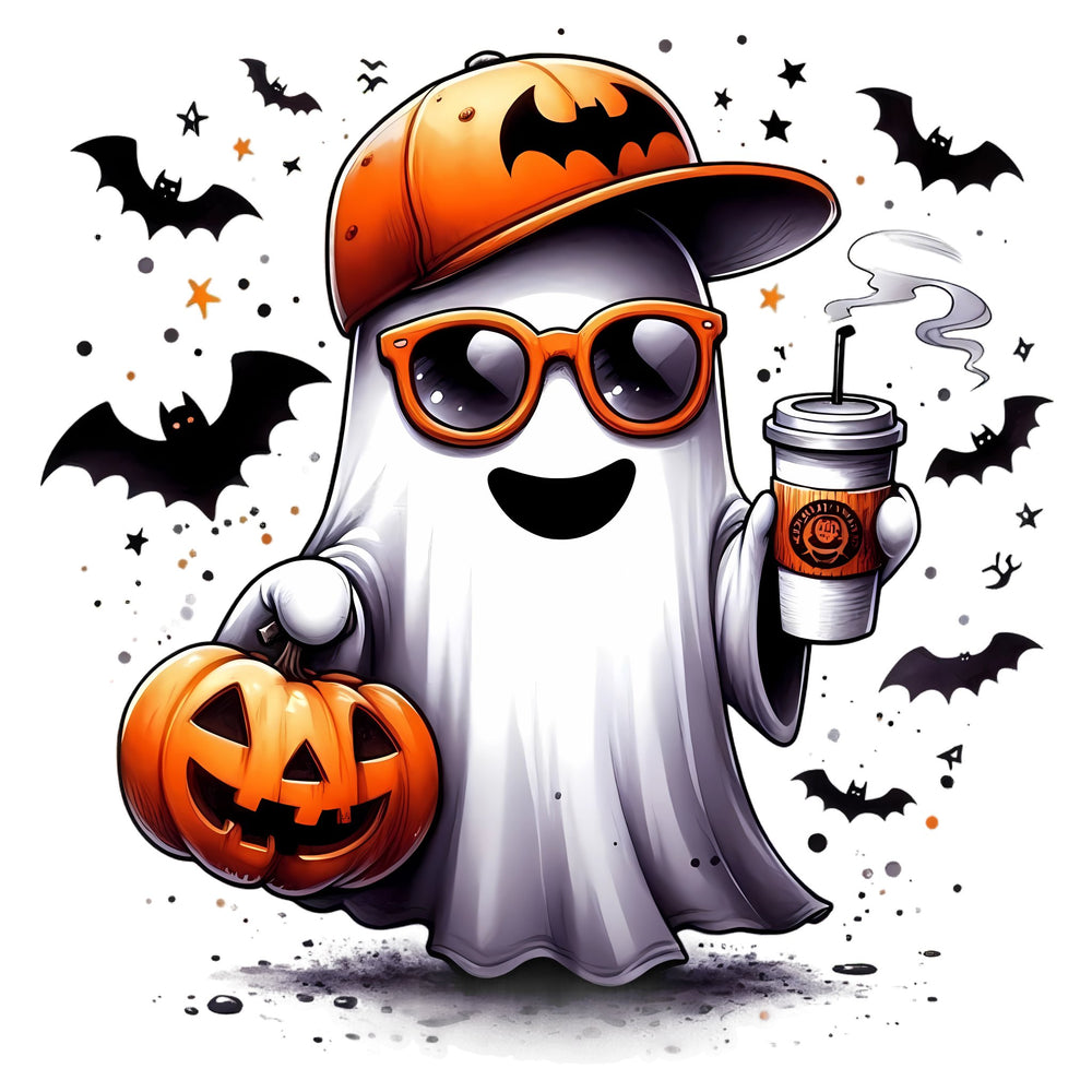 Sticker A5 Sheet [ High quality 6 or 9pcs ] Boo - tifully Cute Ghost Stickers - Wee Little Books
